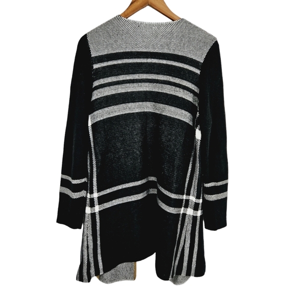 Charter Club plaid long sleeve cardigan sweater size L - Picture 7 of 9